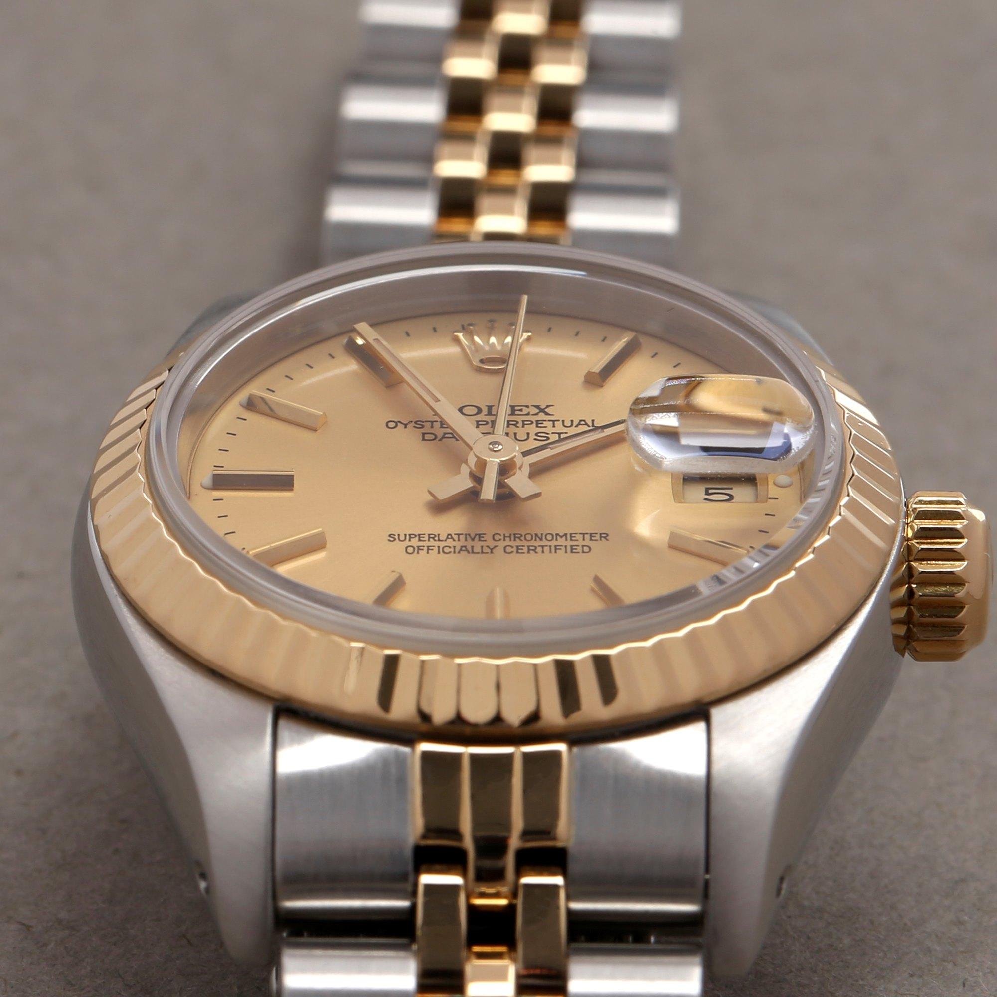 Rolex Datejust 26 69173 Ladies Yellow Gold & Stainless Steel Watch 2