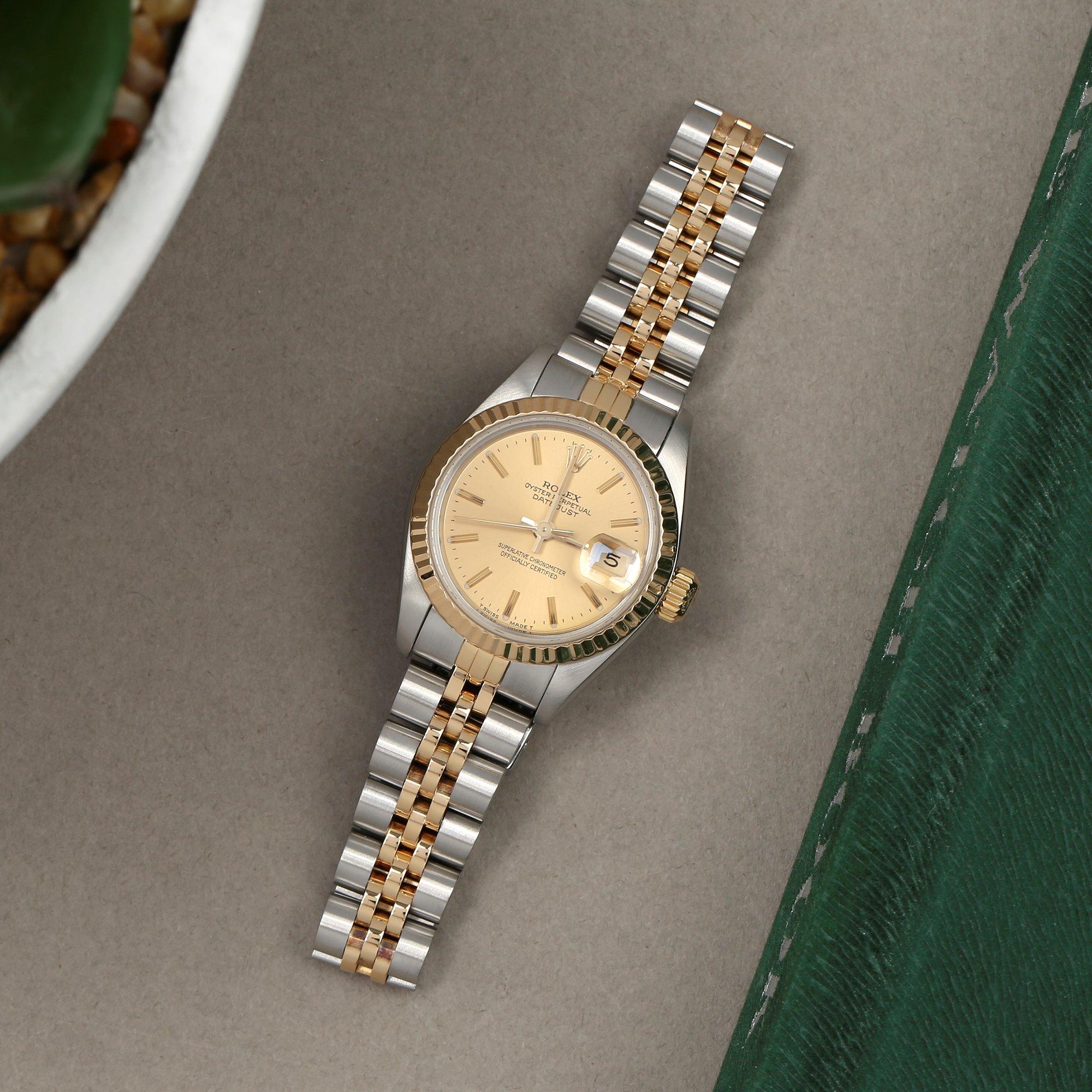 Rolex Datejust 26 69173 Ladies Yellow Gold & Stainless Steel Watch 5