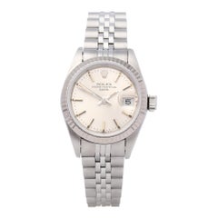 Rolex Datejust 26 69174 Ladies White Gold 
Stainless Steel Watch