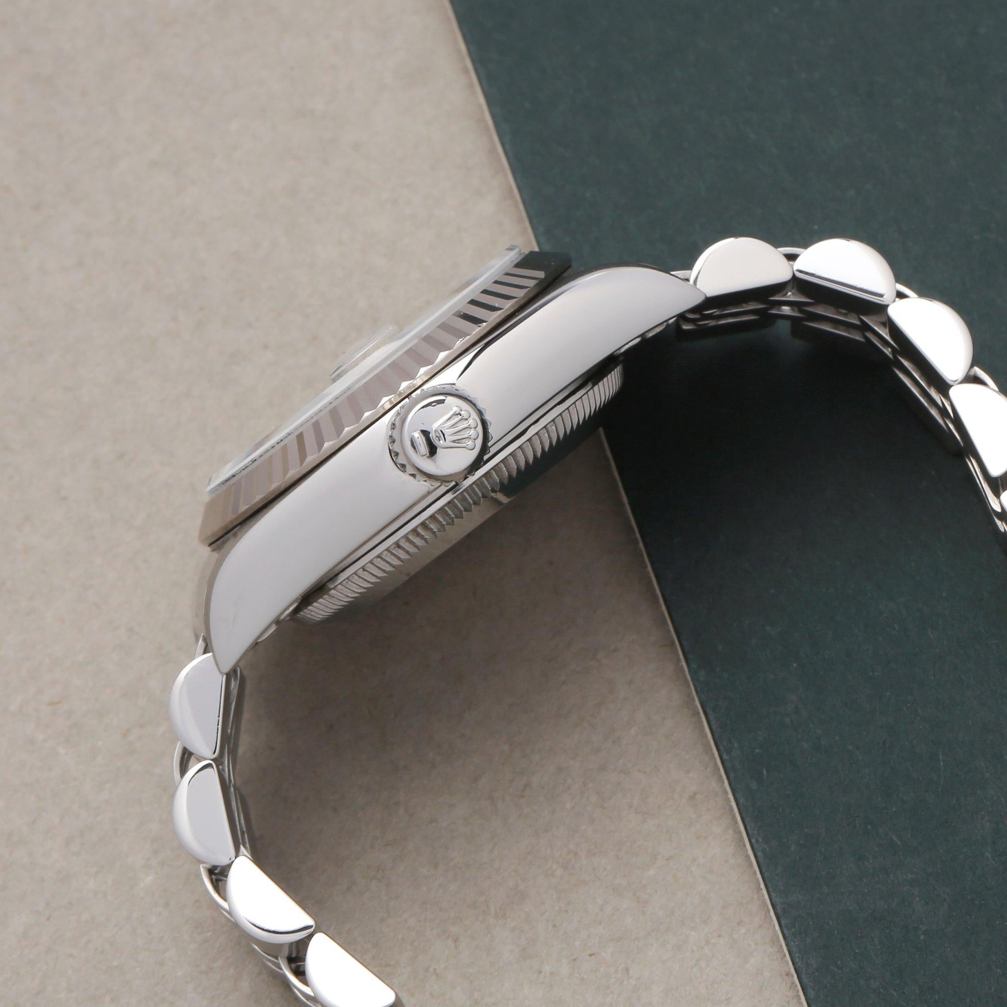 Women's Rolex Datejust 26 69174G Ladies Stainless Steel Diamond Watch