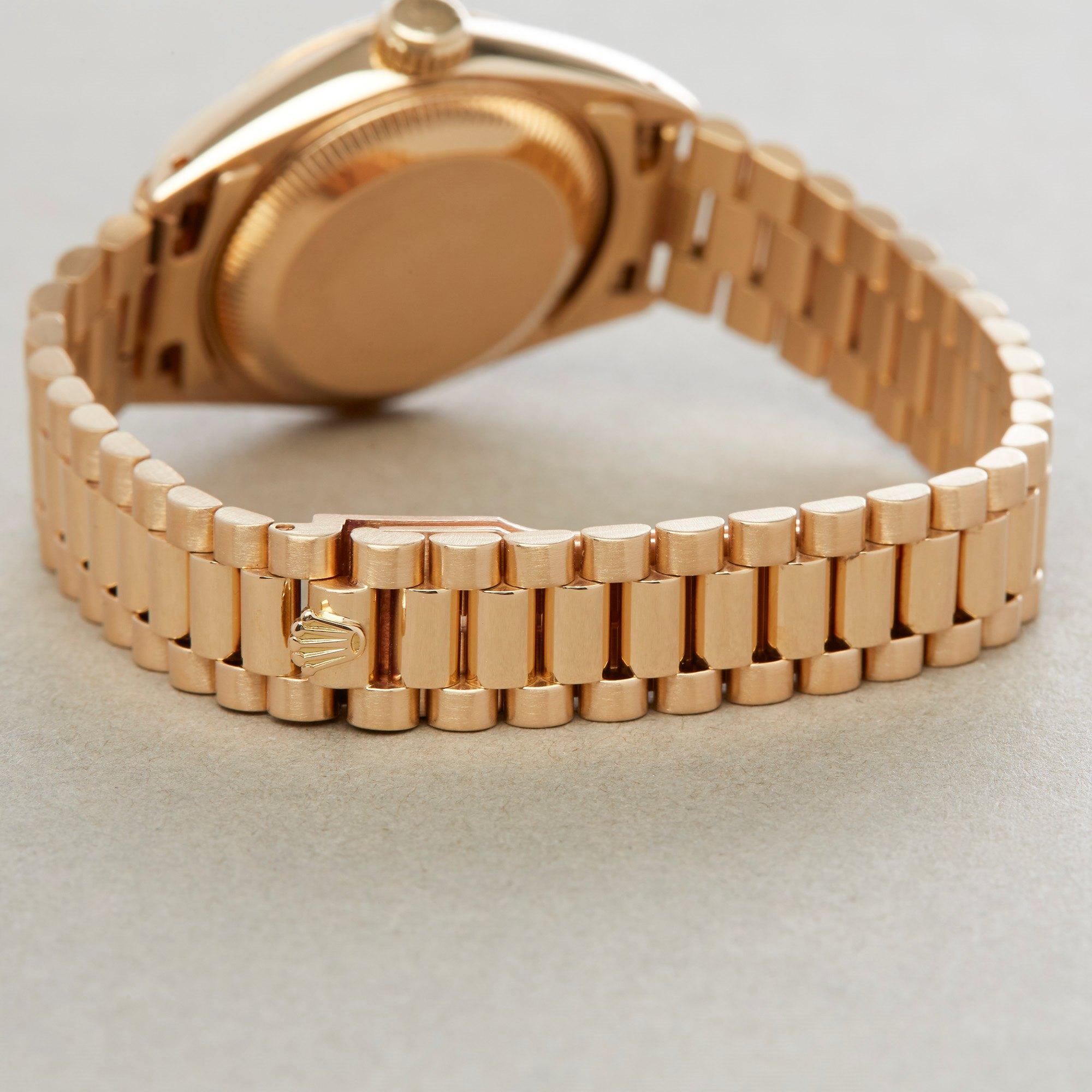 Women's Rolex Datejust 26 69178 Ladies Yellow Gold Lapis Lazuli Watch