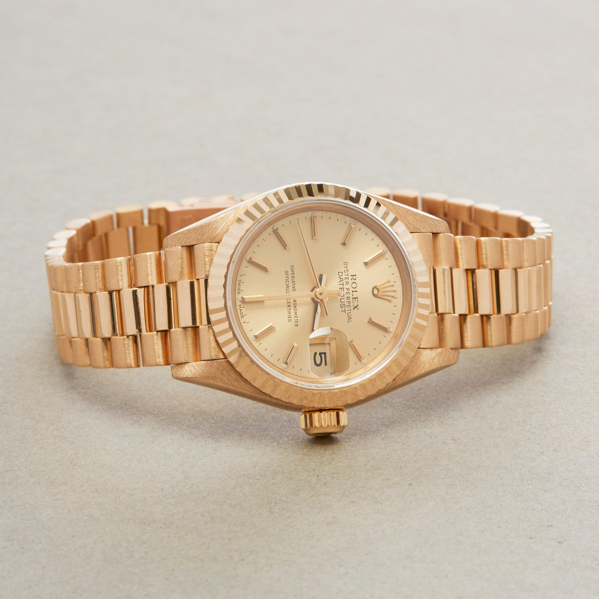 Rolex Datejust 26 69178 Ladies Yellow Gold Watch In Excellent Condition In Bishops Stortford, Hertfordshire