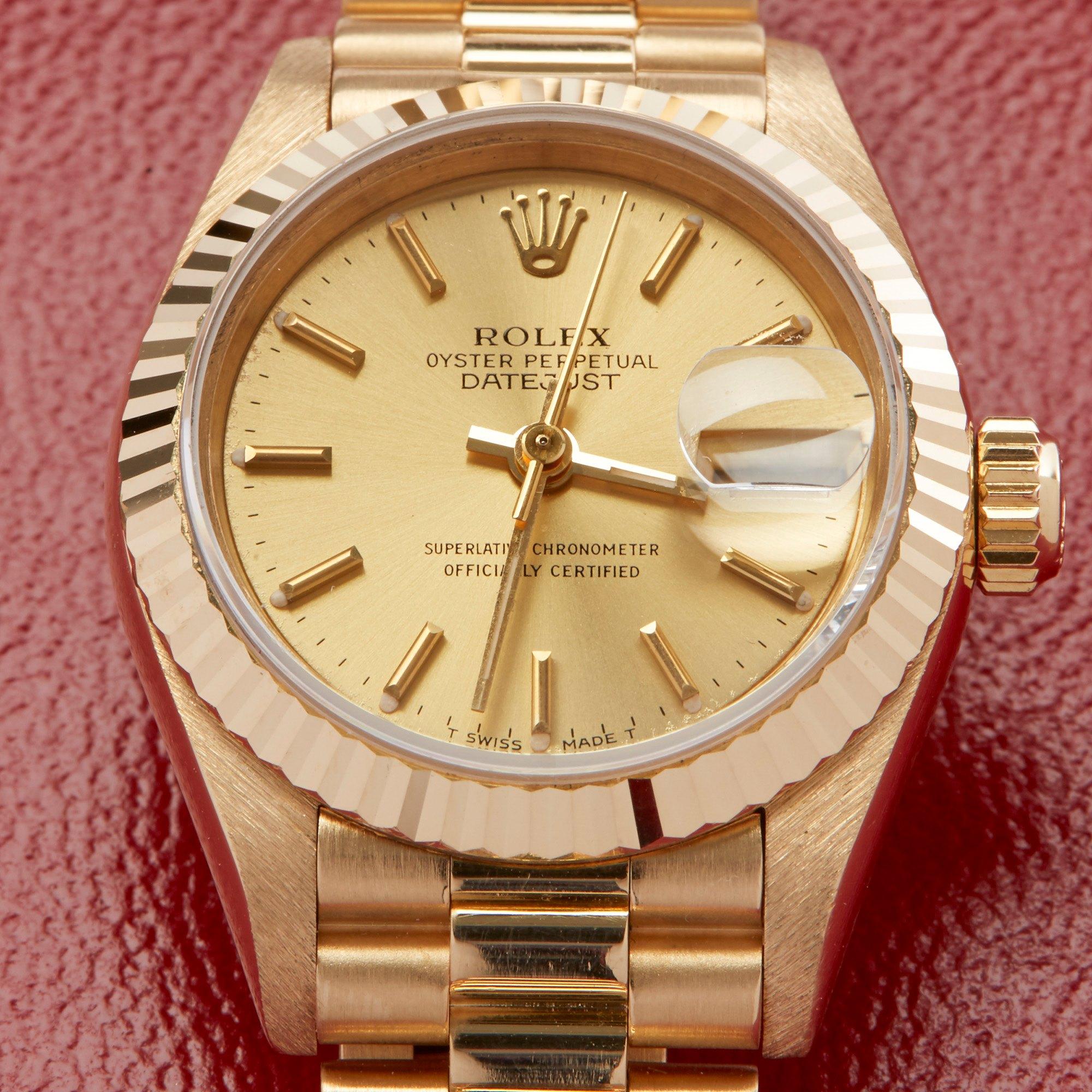 Women's Rolex Datejust 26 69178 Ladies Yellow Gold Watch