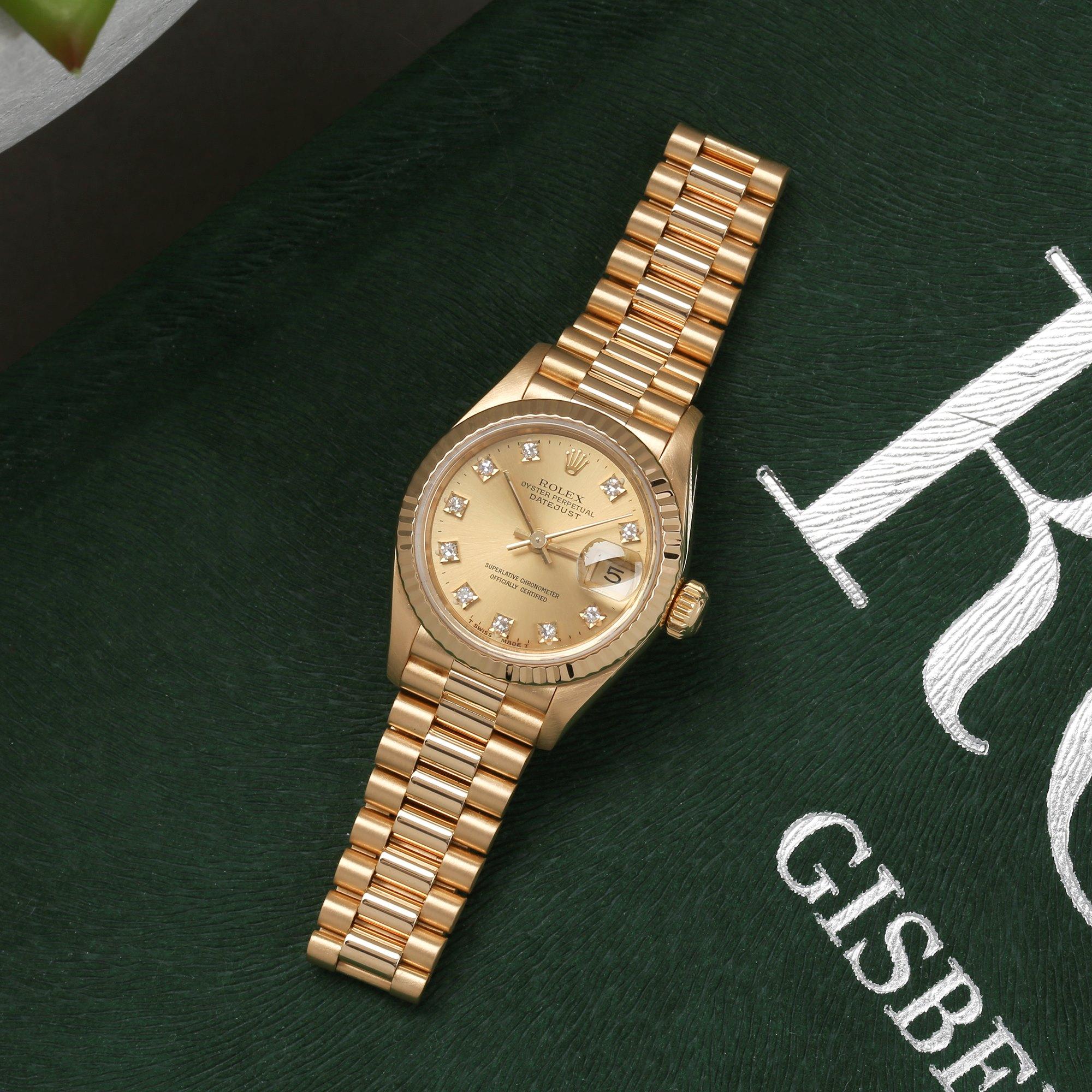 Rolex Datejust 26 69178G Ladies Yellow Gold Watch 6