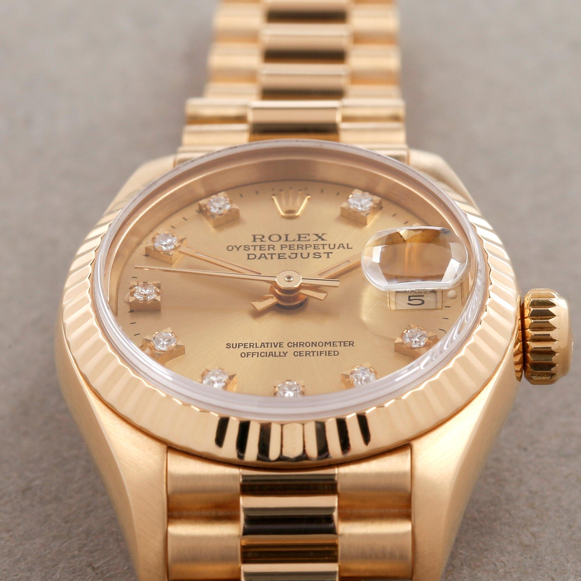 Rolex Datejust 26 69178G Ladies Yellow Gold Watch 2