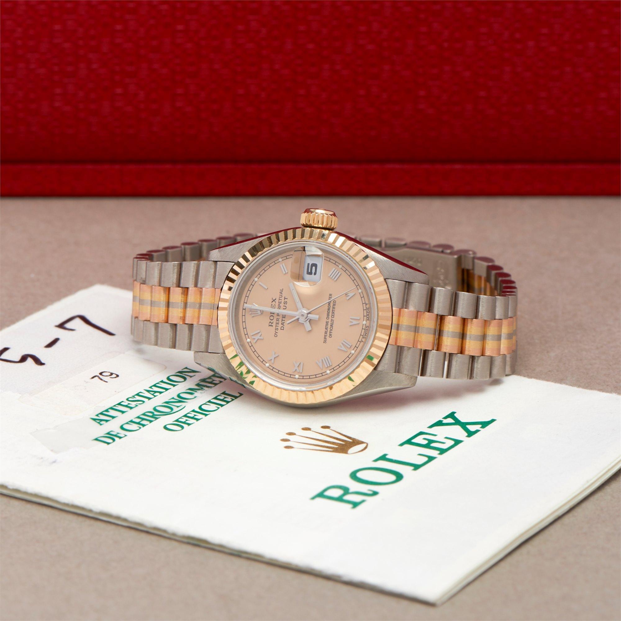 Rolex Datejust 26 69179 Ladies Yellow Gold & Stainless Steel Tridor' Watch 4