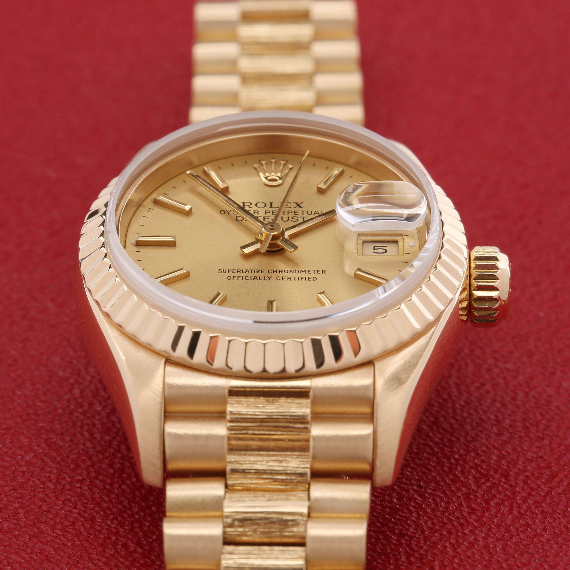 Rolex Datejust 26 69278 Ladies Yellow Gold Watch 4