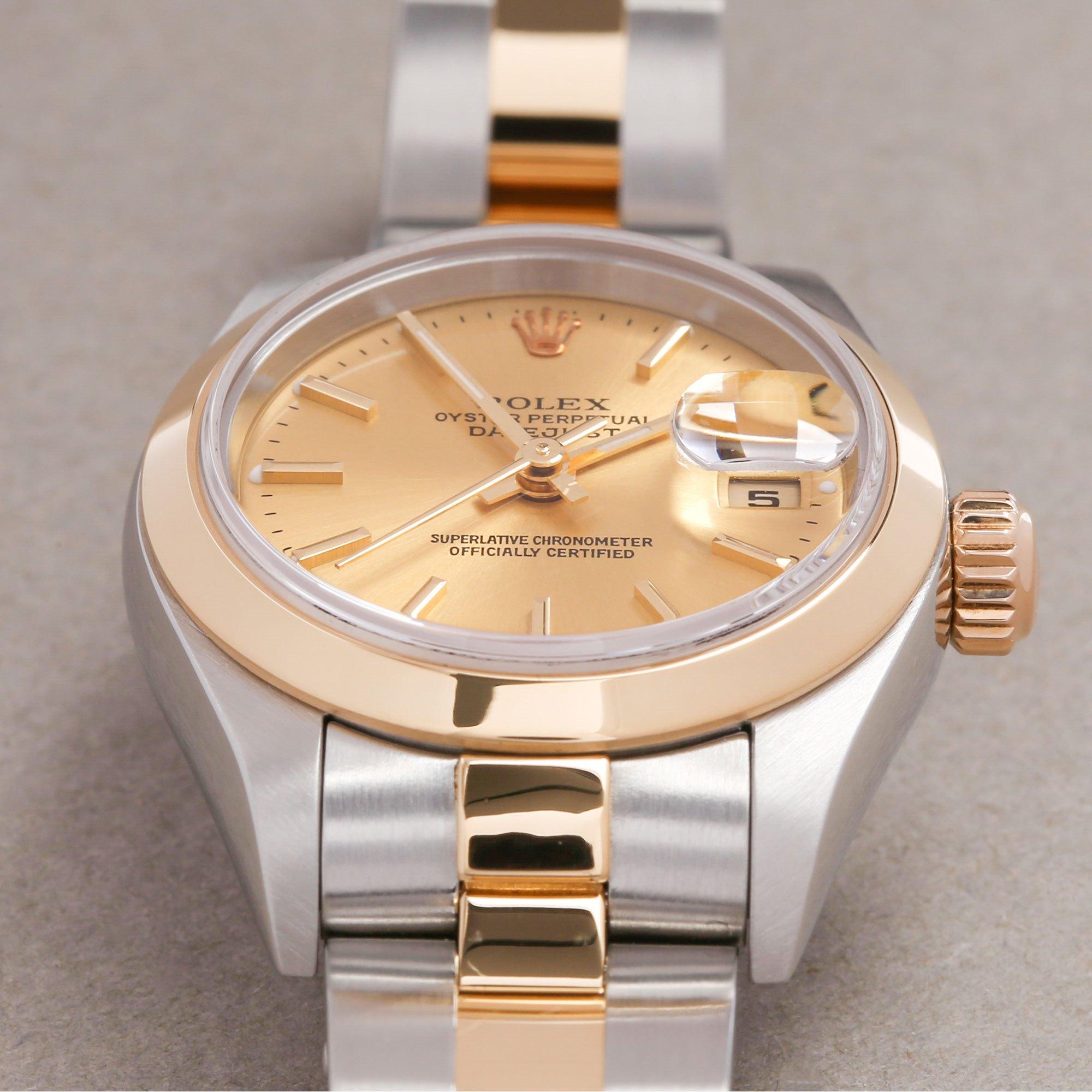 Rolex Datejust 26 79163 Ladies Yellow Gold & Stainless Steel Watch 4