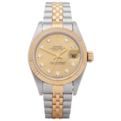 Rolex Datejust 26 79173G Ladies Stainless Steel and Yellow Gold Diamond Watch