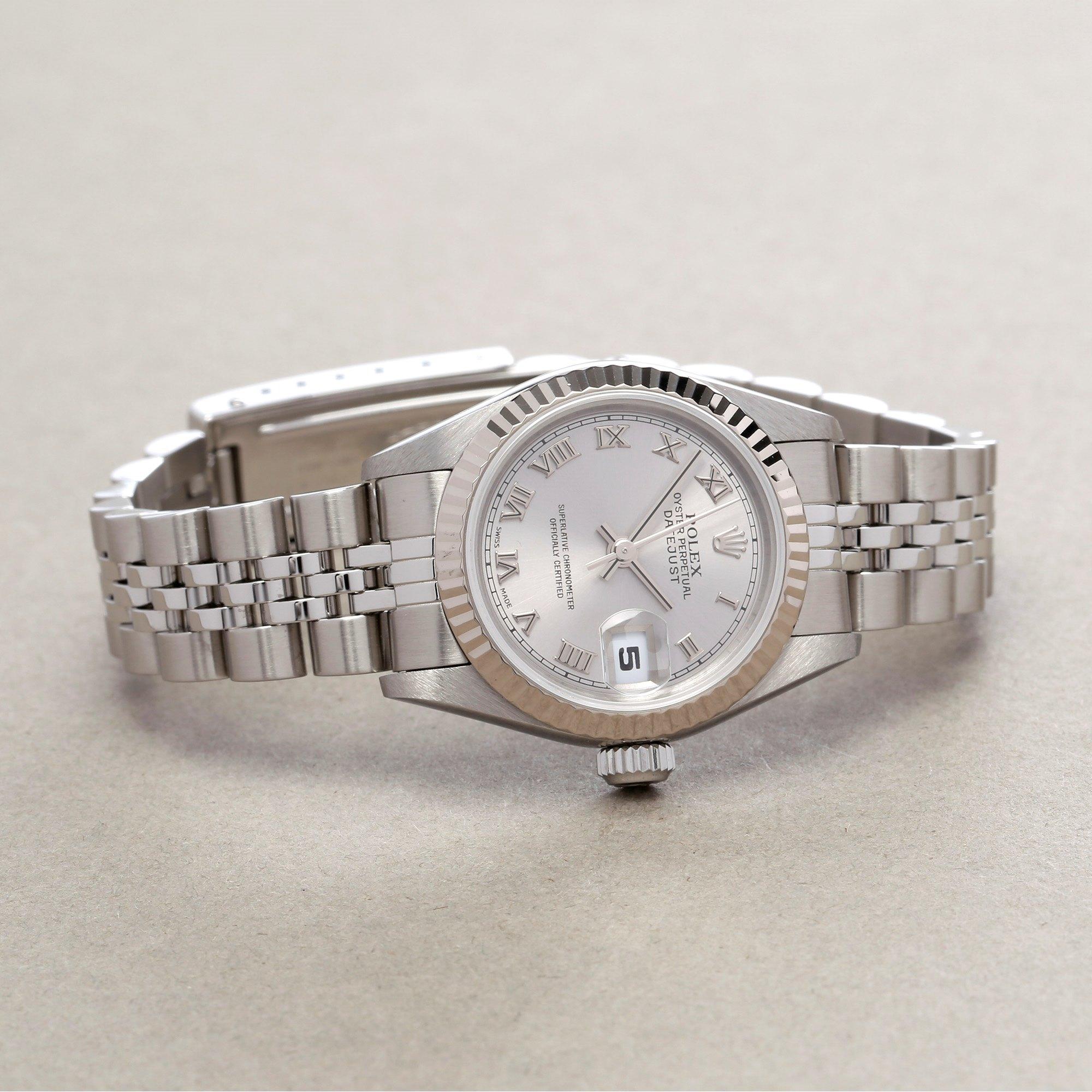 Rolex Datejust 26 79174 Ladies White Gold & Stainless Steel Watch In Good Condition In Bishops Stortford, Hertfordshire