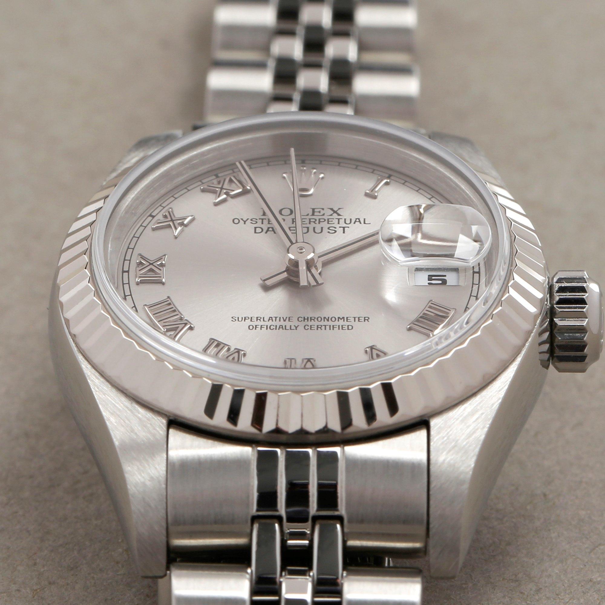 Rolex Datejust 26 79174 Ladies White Gold & Stainless Steel Watch 2