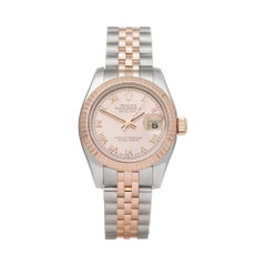 Rolex Datejust 26 Stainless Steel and 18K Rose Gold 179171 Wristwatch
