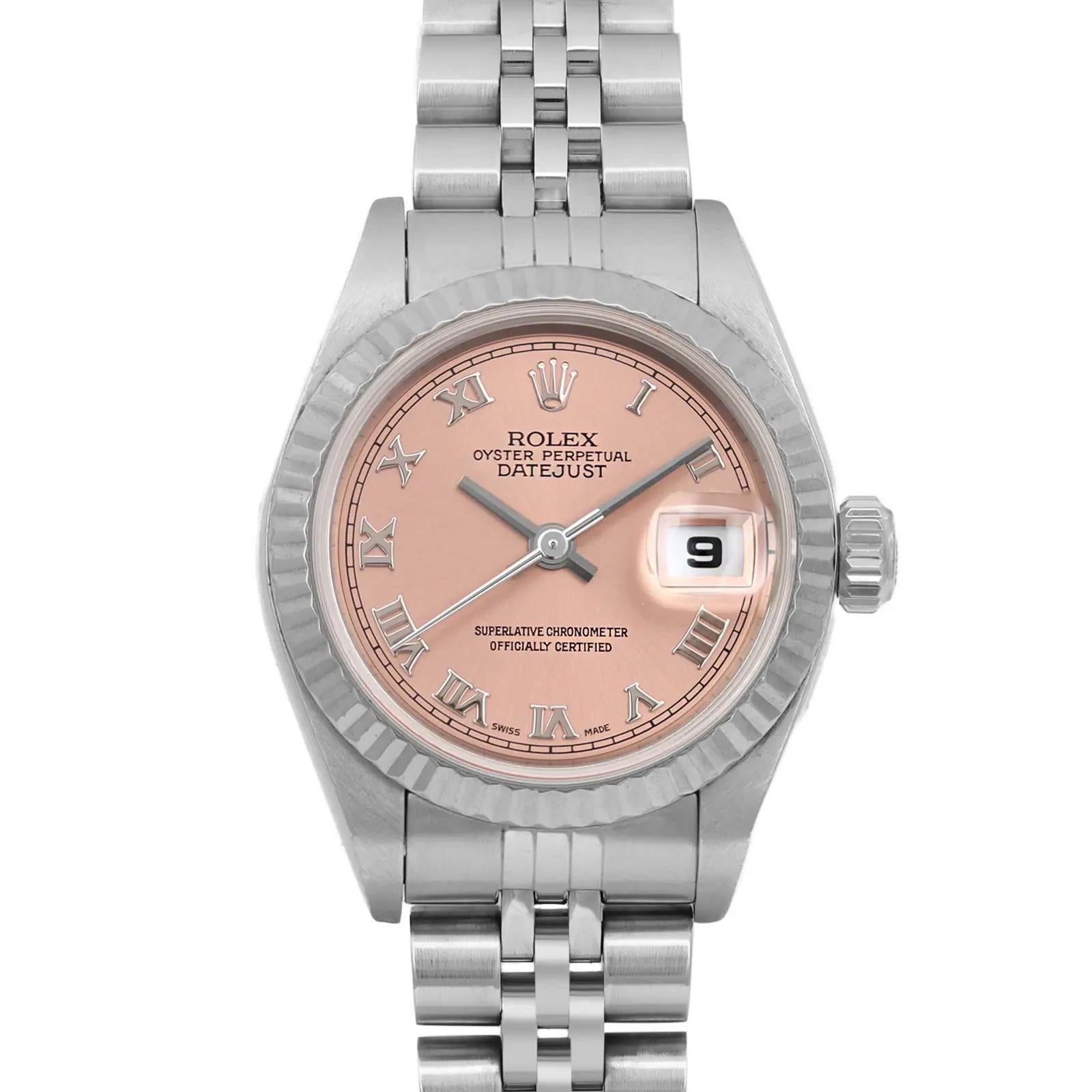 Pre-owned. No holes case. No original box and papers. It comes with a chronostore box.

General Information
Brand: Rolex
Model: Rolex Datejust 79174
Type: Wristwatch
Department: Women
Style: Luxury
Country/Region of Manufacture: Switzerland
Vintage: