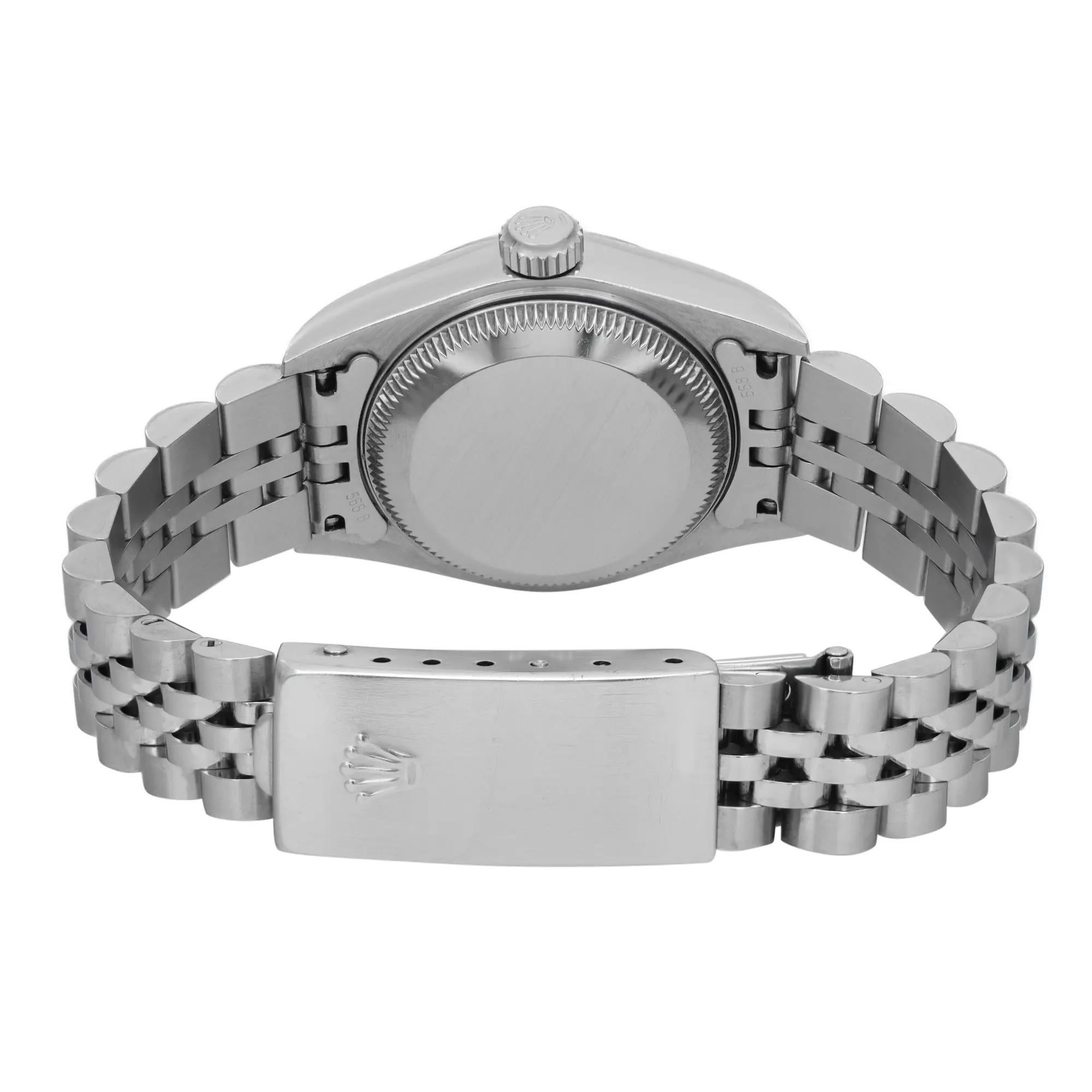 Rolex Datejust 26 Steel Pink Dial Jubilee Automatic Ladies Watch 79174 1