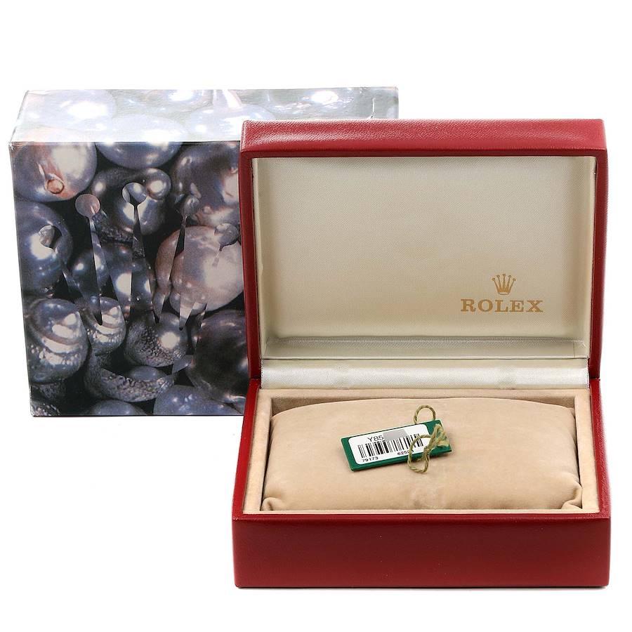 Rolex Datejust 26 Steel White Gold Mother of Pearl Ladies Watch 79174 Box For Sale 7