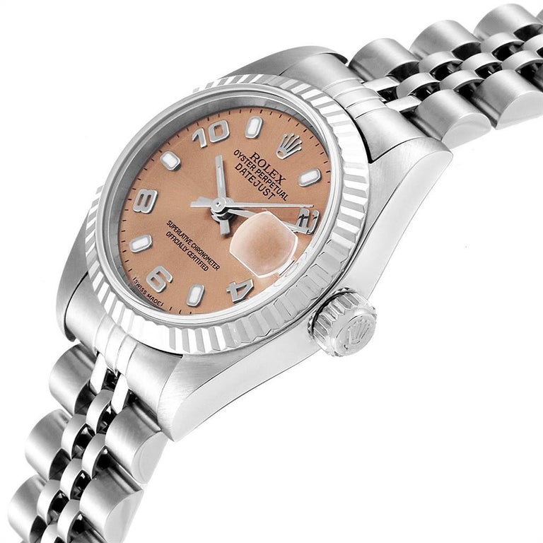 rolex datejust salmon