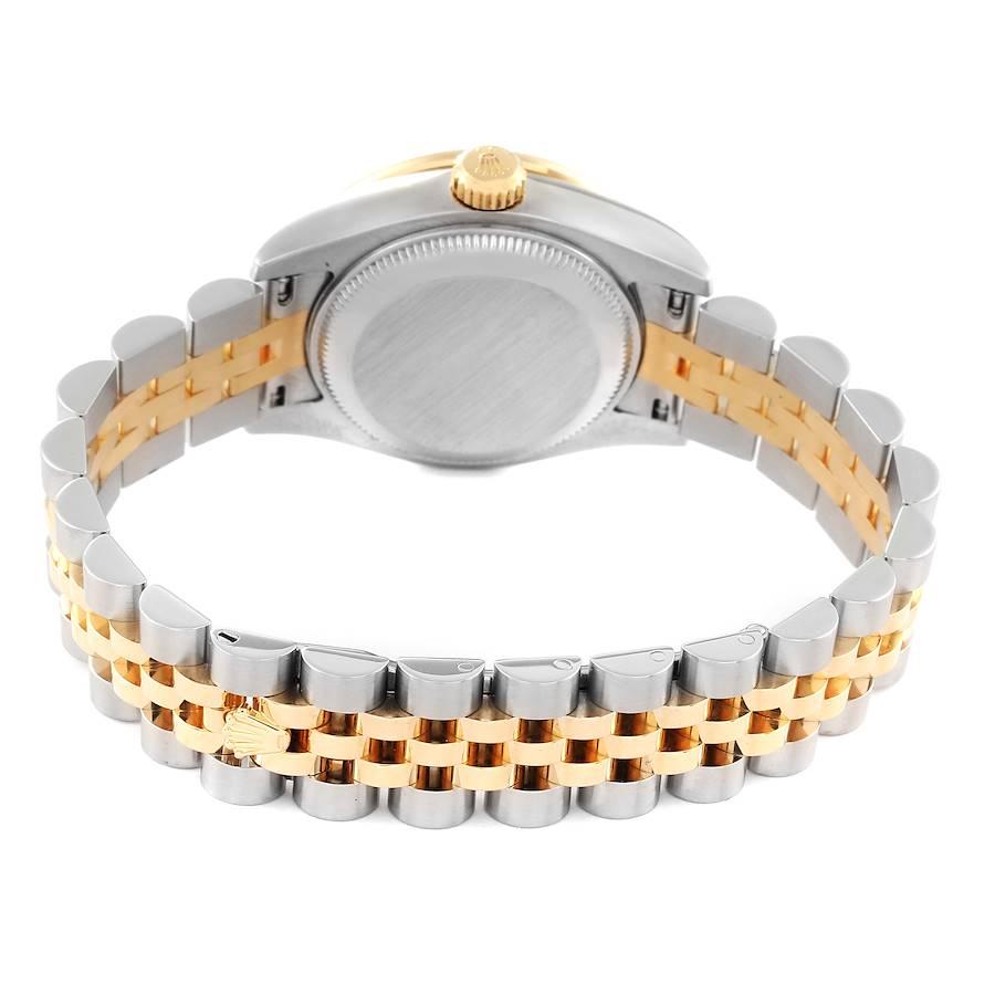 Rolex Datejust 26 Steel Yellow Gold Diamond Bezel Ladies Watch 179383 2