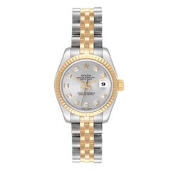 Rolex Datejust 26 Steel Yellow Gold Diamond Ladies Watch 179173