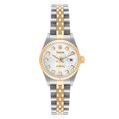 Rolex Datejust 26 Steel Yellow Gold Diamond Ladies Watch 79173