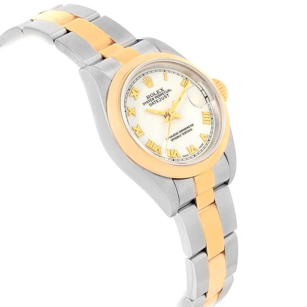 Women's Rolex Datejust 26 Steel Yellow Gold Ladies Watch 69163 Box Papers