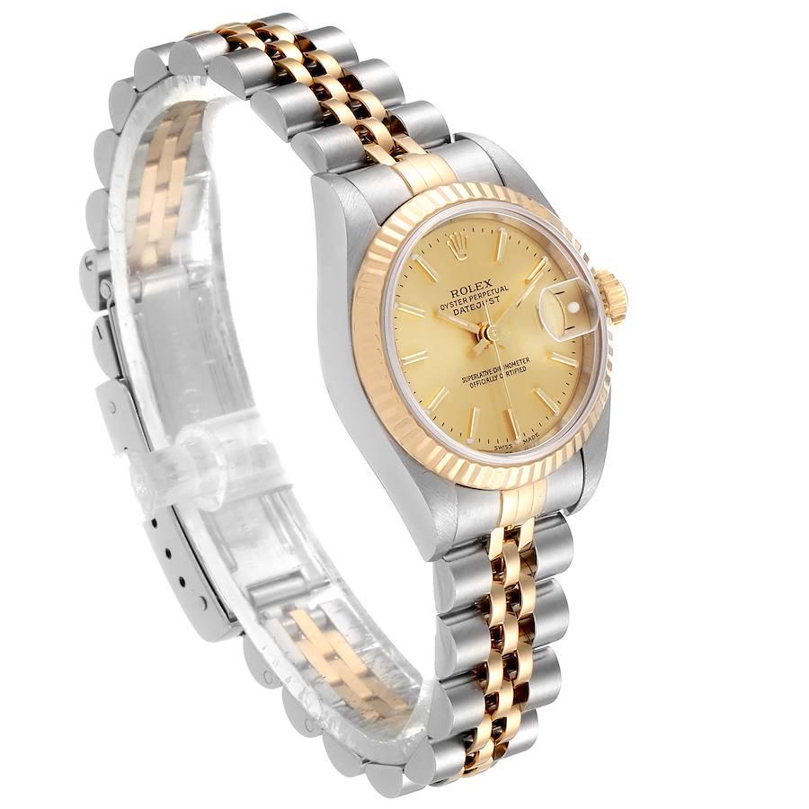 Rolex Datejust 26 Steel Yellow Gold Ladies Watch 79173 Box In Excellent Condition In Atlanta, GA