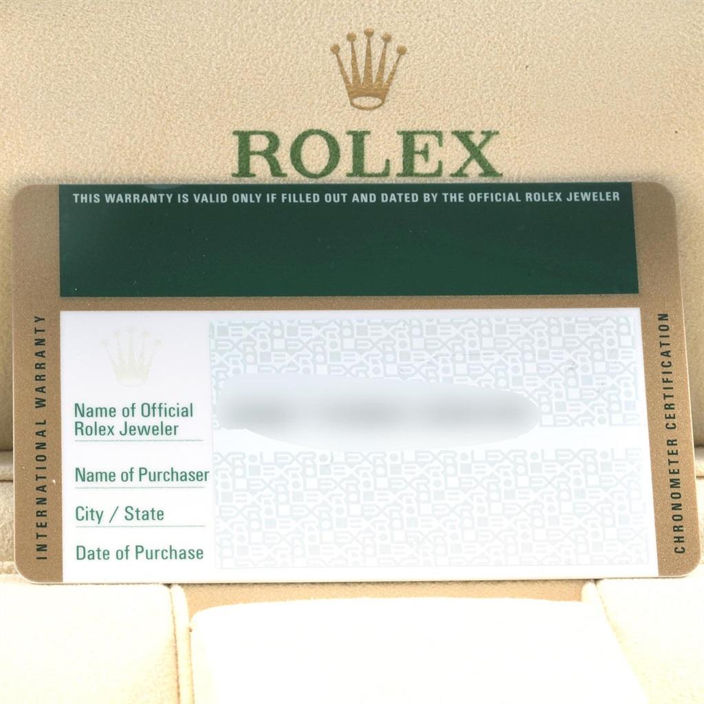 Rolex Datejust 26 Steel Yellow Gold MOP Diamond Watch 179383 Box Card For Sale 7