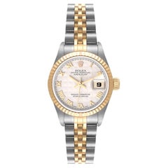 Rolex Datejust 26 Steel Yellow Gold Roman Dial Watch 79173