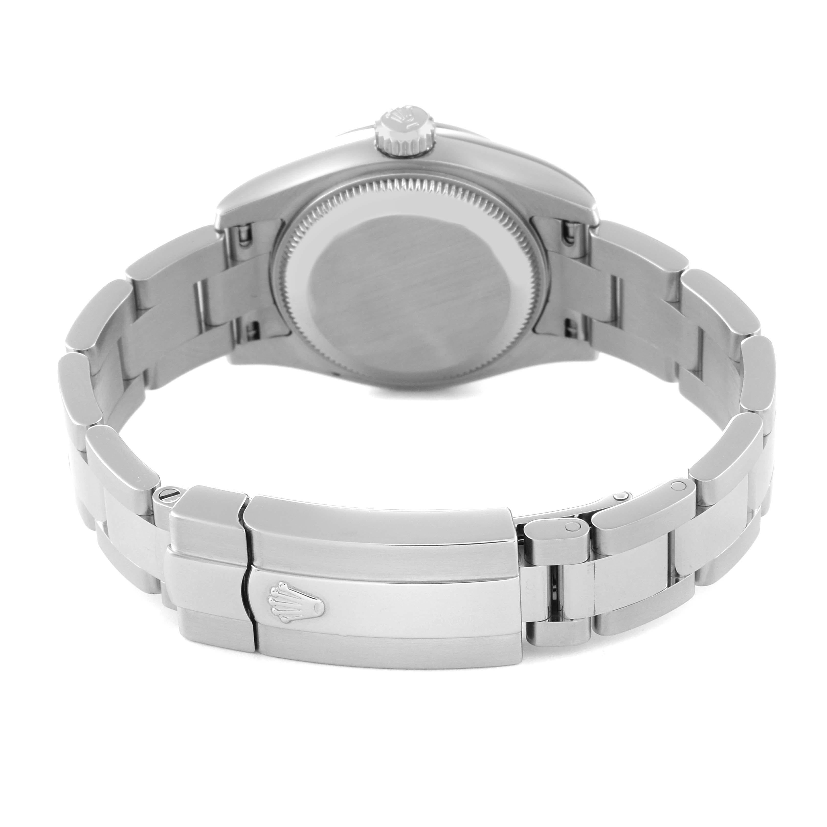Rolex Datejust 26 White Dial Oyster Bracelet Steel Ladies Watch 179160 3