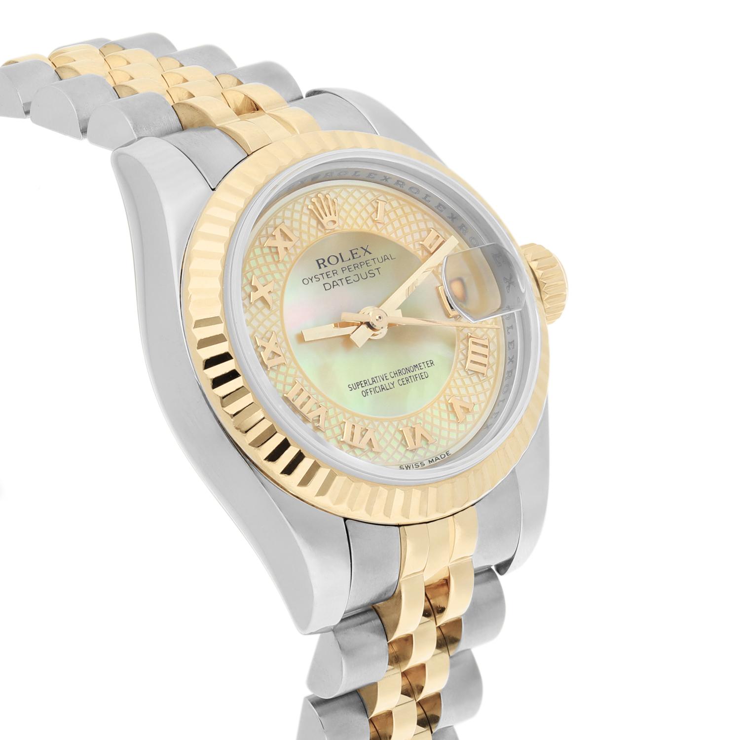 rolex datejust mother of pearl 26mm