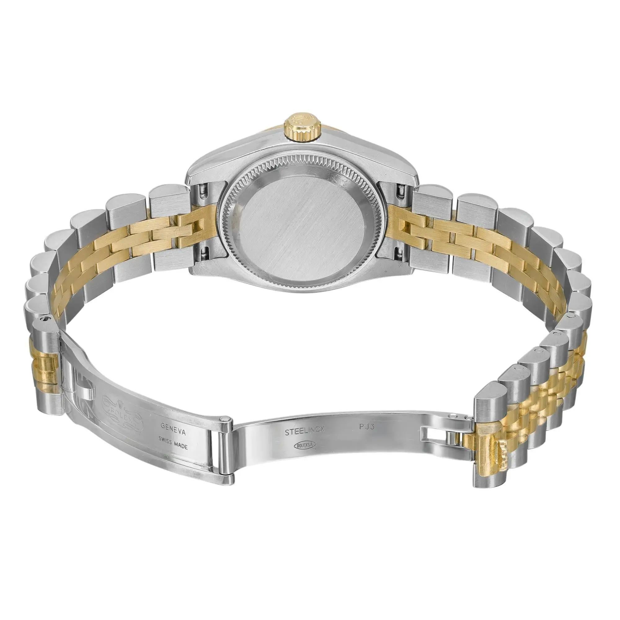 Women's Rolex Datejust 26mm 18k Gold Steel Jubilee Dial Automatic Ladies Watch 179173