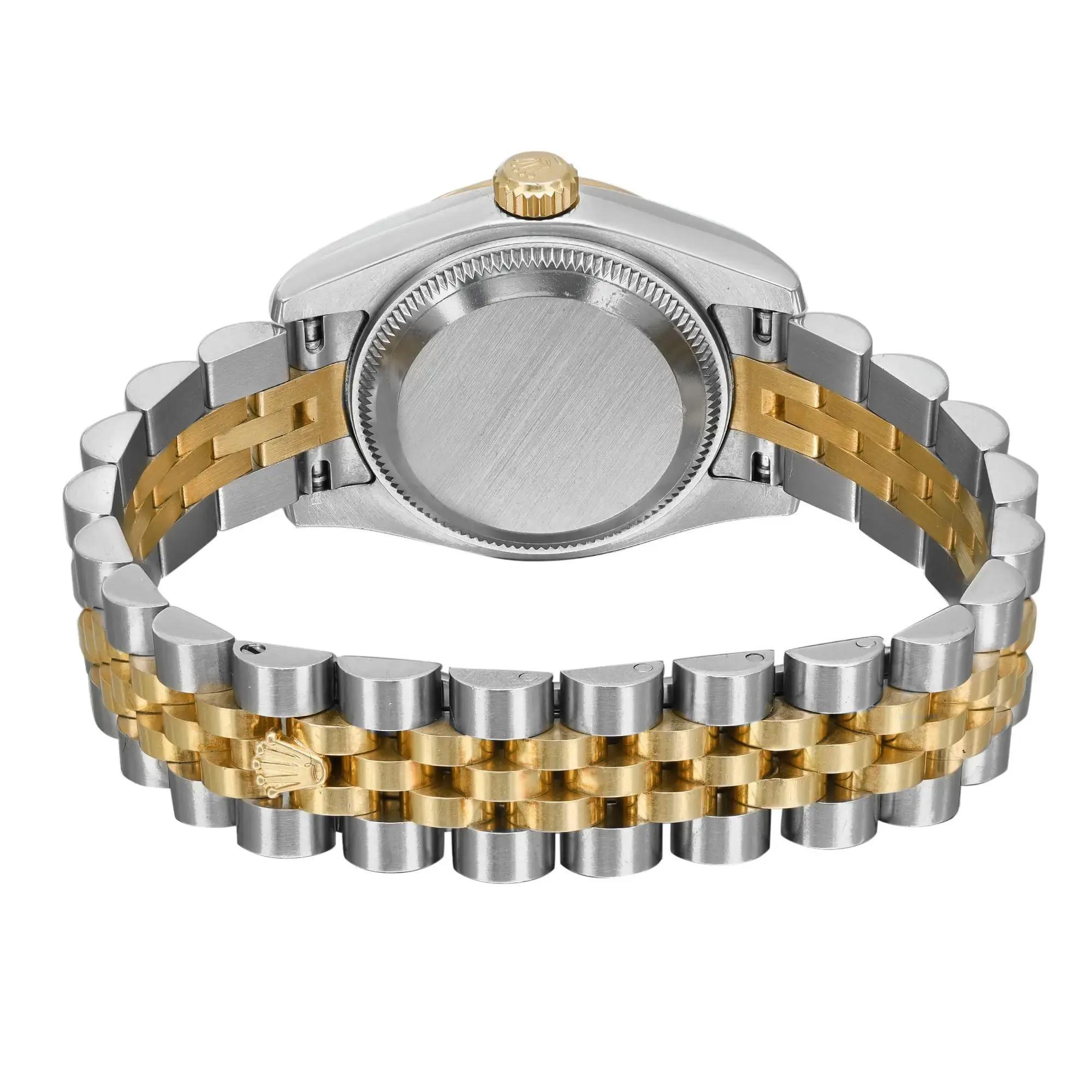 Rolex Datejust 26mm 18k Gold Steel Jubilee Dial Automatic Ladies Watch 179173 1