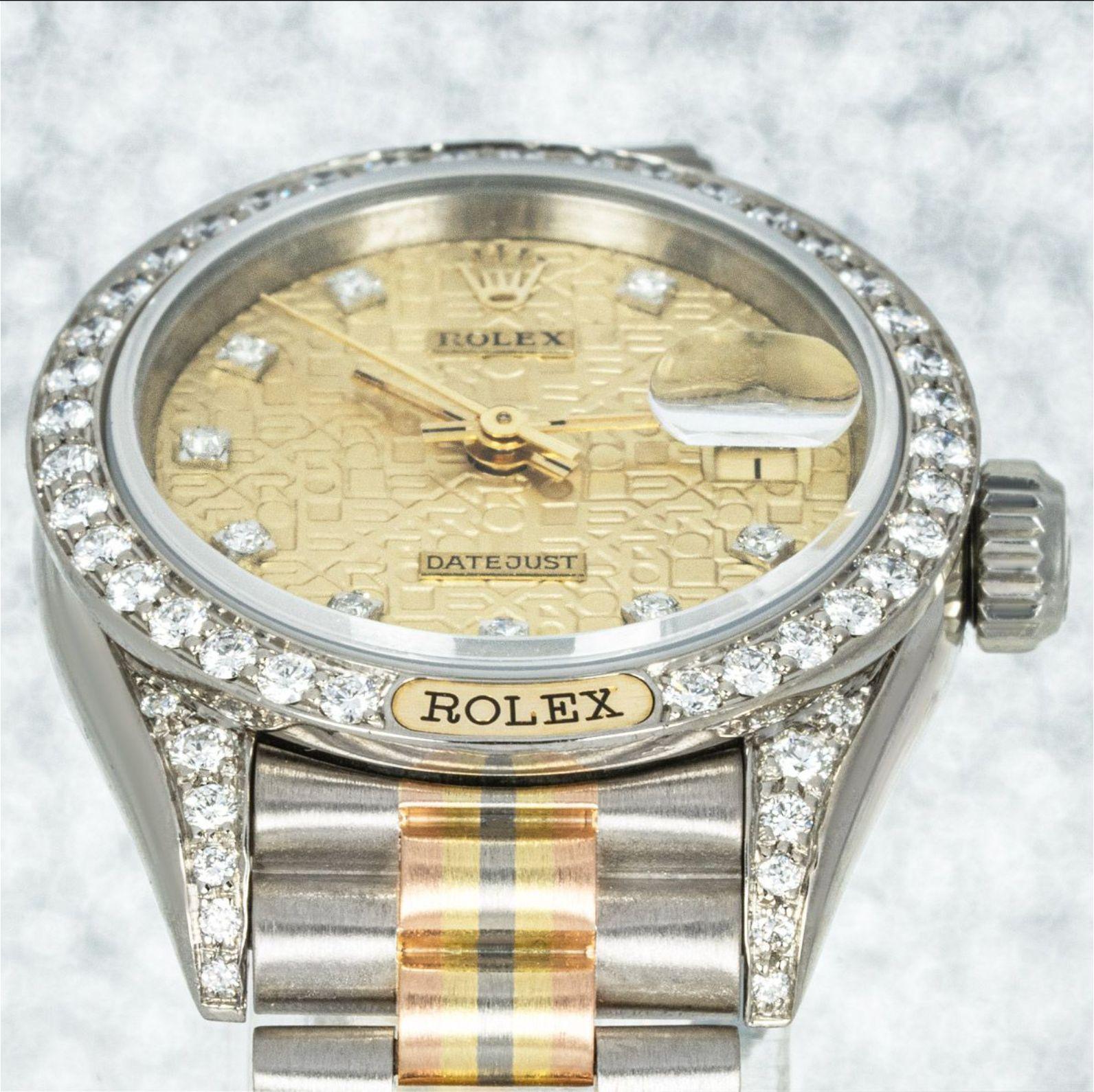 Rolex DateJust 26MM Diamond Set 69159 3
