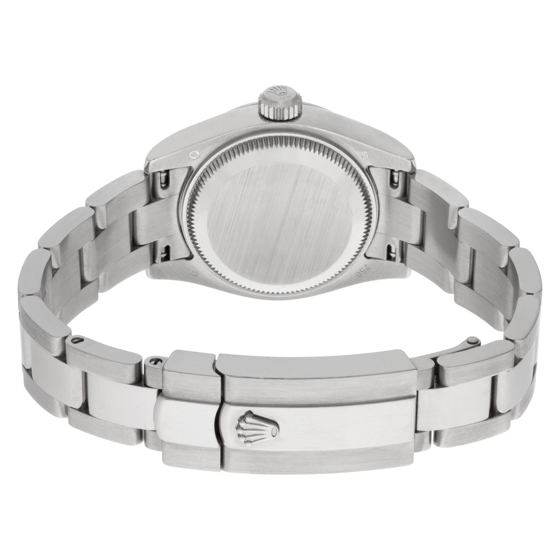 Rolex Montre-bracelet Datejust en or blanc 18 carats pour femmes Réf. 179179 Pour femmes en vente