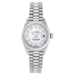 Rolex Datejust in Platinum Wristwatch Ref. 69166