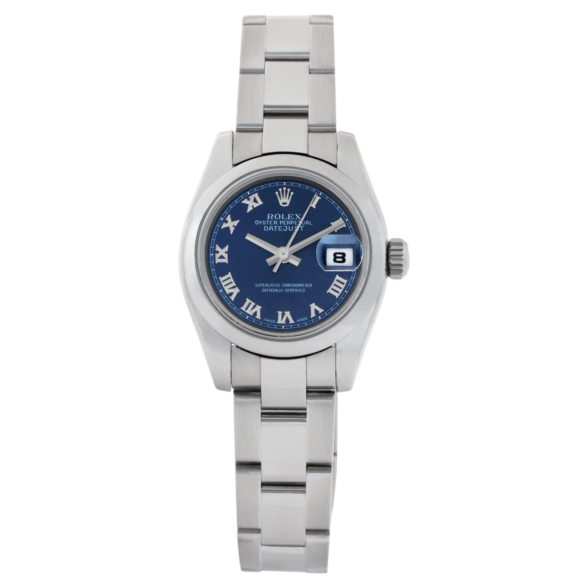 Rolex Datejust in Stainless Steel Ladies Wristwatch Ref. 179160