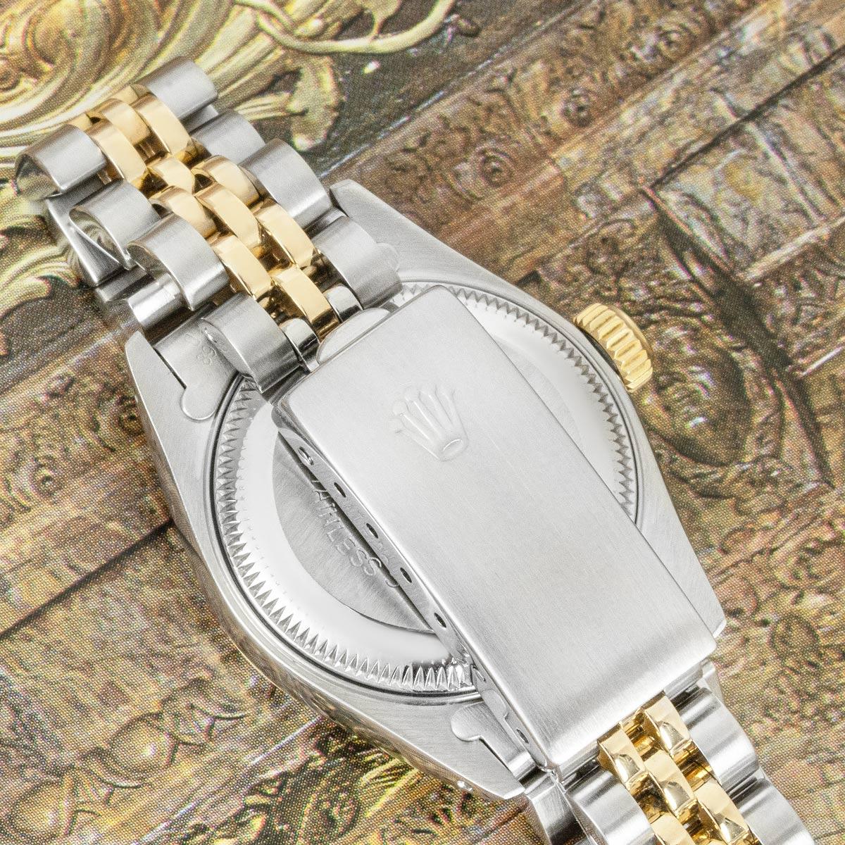 Rolex Datejust 26mm Edelstahl & Gelbgold 69173 im Angebot 2