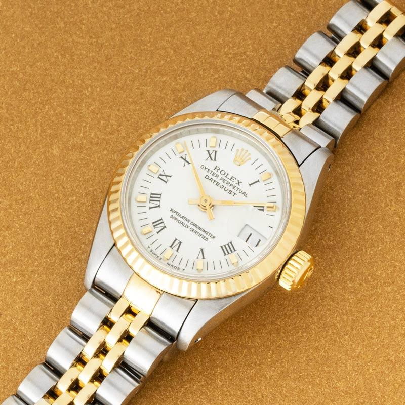 Rolex Datejust 26mm Edelstahl & Gelbgold 69173 im Angebot 3