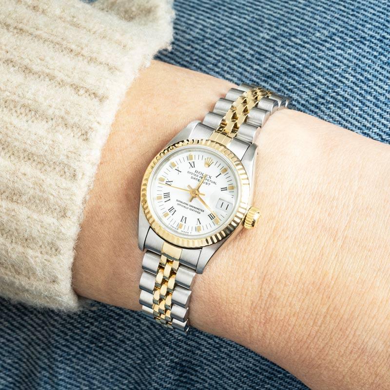 Rolex Datejust 26mm Edelstahl & Gelbgold 69173 im Angebot 4