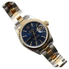 Rolex Montre Datejust 26mm en acier et or 18k pour femmes Oyster Bracelet Ref 79173