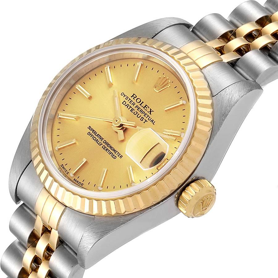 Rolex Datejust Steel 18 Karat Yellow Gold Ladies Watch 79173 1