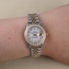 Rolex DateJust 26mm Steel and 18k Gold Diamond Jubilee Watch