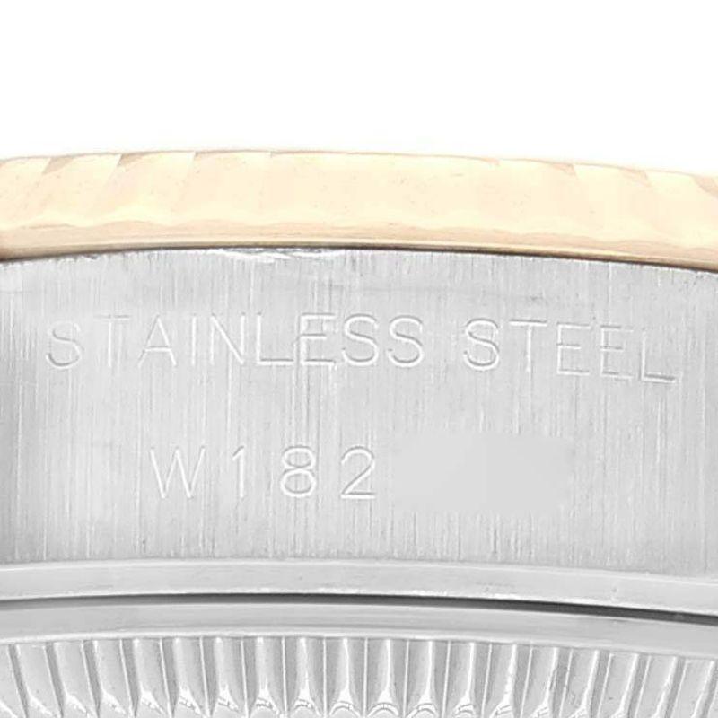 Rolex Datejust 26mm Steel Yellow Gold Diamond Dial Ladies Watch 69173 2