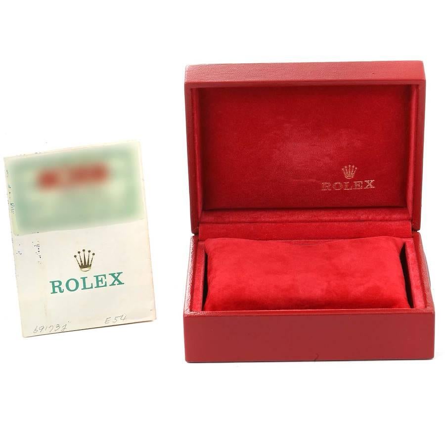 Rolex Datejust Steel Yellow Gold Diamond Ladies Watch 69173 Box Papers 8