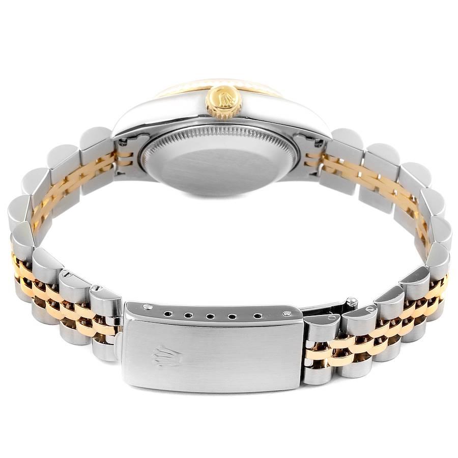 Rolex Datejust Steel Yellow Gold Diamond Ladies Watch 69173 Box Papers 5