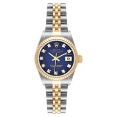 Rolex Datejust 26mm Steel Yellow Gold Diamond Ladies Watch 69173 Box Papers Rolex Datejust 26mm Steel Yellow Gold Diamond Ladies Watch 69173 Box Papers