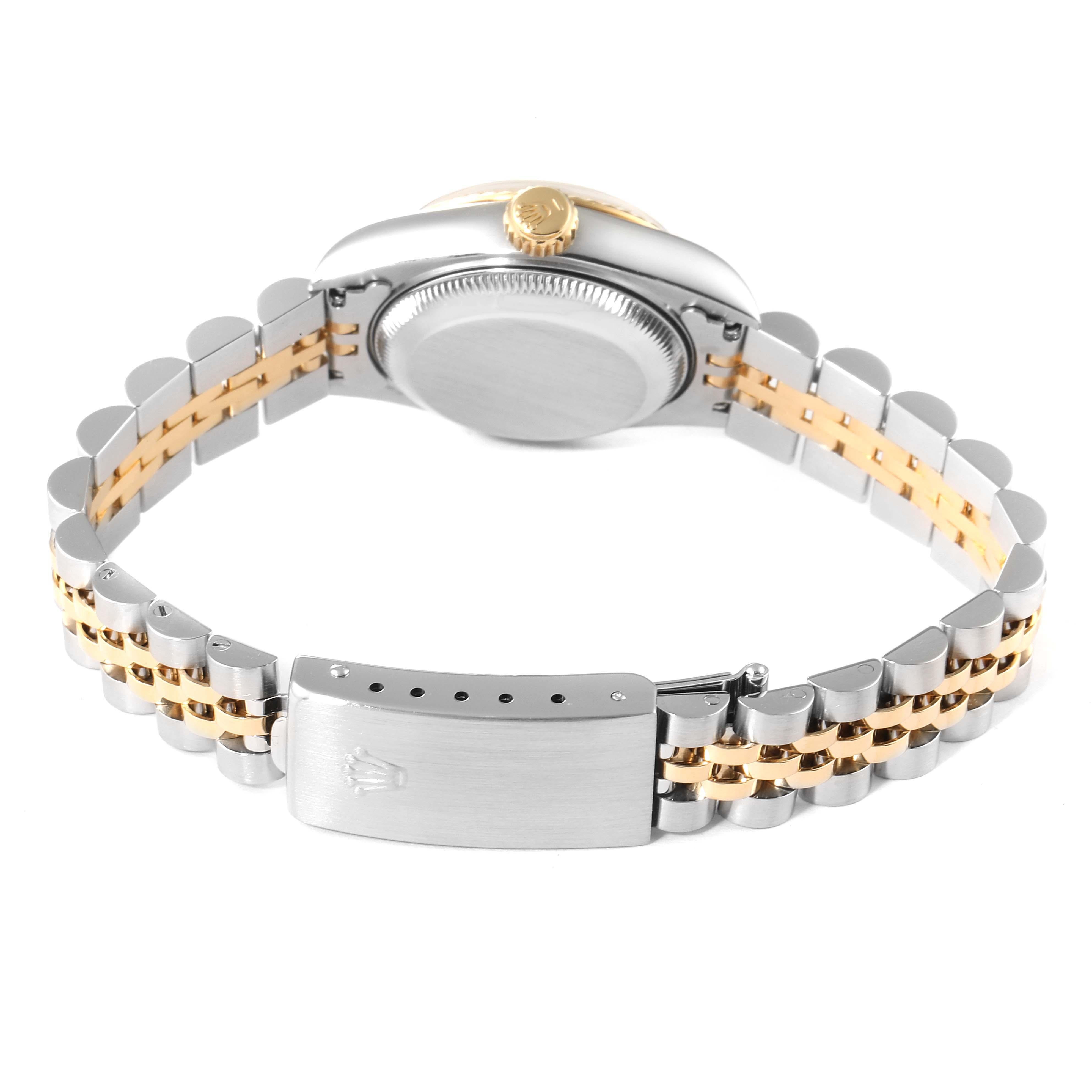 Rolex Datejust 26mm Steel Yellow Gold Diamond Ladies Watch 69173 3