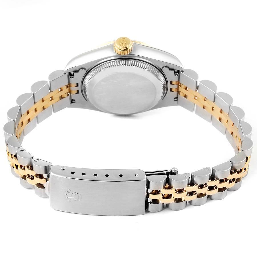 Rolex Datejust Steel Yellow Gold Diamond Ladies Watch 69173 For Sale 5