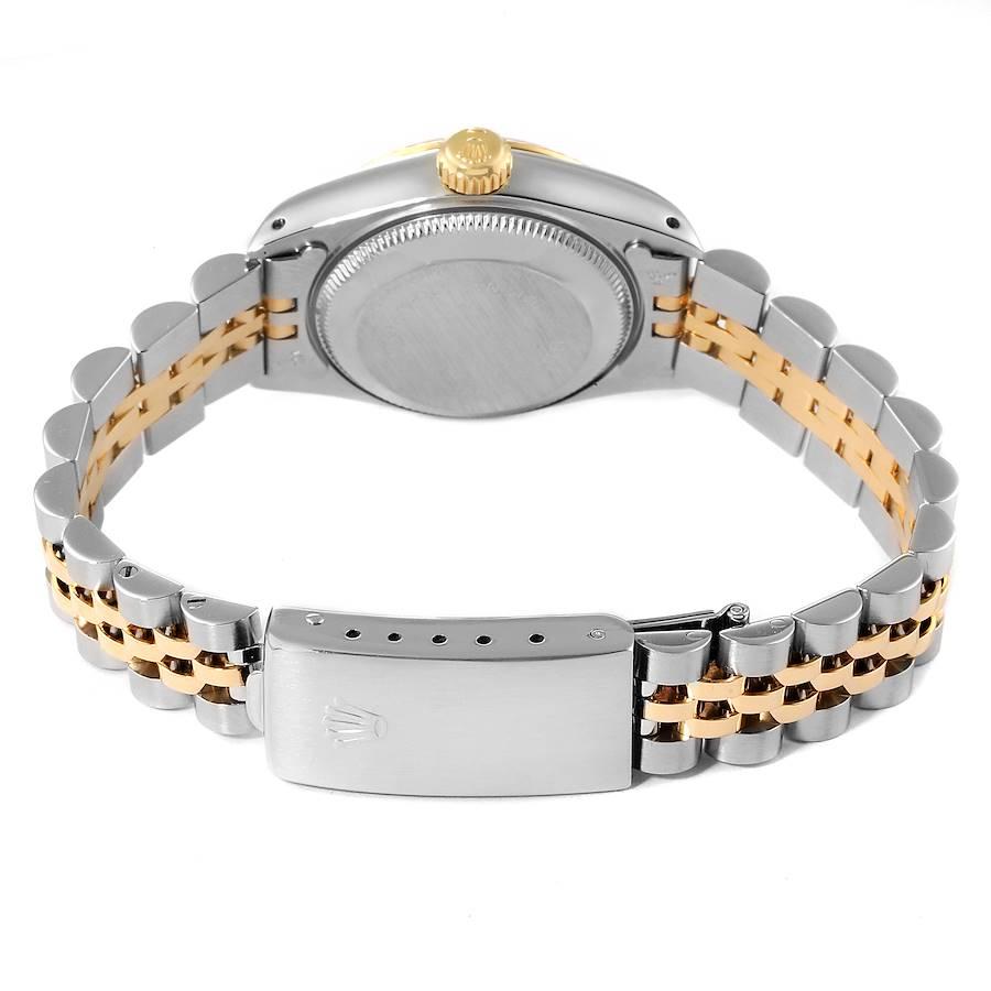 Rolex Datejust Steel Yellow Gold Diamond Ladies Watch 69173 For Sale 6