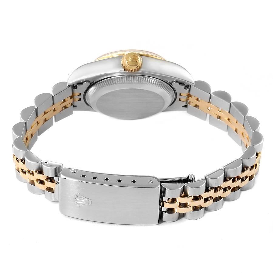 Rolex Datejust Steel Yellow Gold Diamond Ladies Watch 69173 For Sale 5