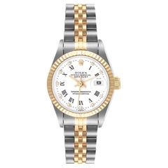 Rolex Datejust Damenuhr aus Stahl und Gelbgold mit Diamant 69173